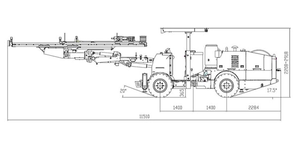 Hydraulic Drilling Jumbo, HT221